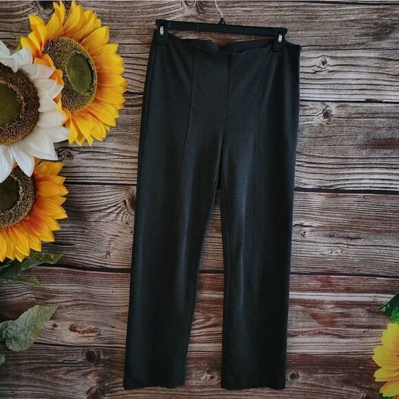 "Gloria Vanderbilt" Woman's pants Size: 12 Charcoal Gray Pullons Pre-owned - Picture 1 of 4